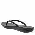Womens All Black Iqushion Flip Flops 40960 by FitFlop from Hurleys