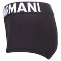 Mens Black Megalogo S/s T-Shirt + Trunk Set 105210 by Emporio Armani Bodywear from Hurleys