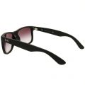 Unisex Black RB4165 Justin Rubber Sunglasses