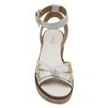 Womens Optic White Ripley Bow Flatform Sandals 58559 by Michael Kors from Hurleys
