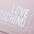 Womens Pink Logo Box Metallic S/s T Shirt 26940 by Love Moschino from Hurleys