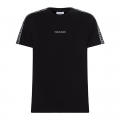 Mens Black Essential Logo Tape S/s T Shirt 90999 by Calvin Klein from Hurleys
