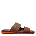 Mens Tan Farlex Leather Sandals 59856 by Ted Baker from Hurleys