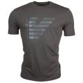 Mens Khaki Eagle Chest S/s T Shirt 18868 by Armani Jeans from Hurleys