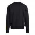 Mens Black Armstrong Sweat Top