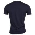 Mens Night Blue Train Core Shield S/s Tee Shirt 6946 by EA7 from Hurleys