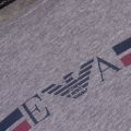 Mens Grey Melange Logo Stripe S/s T Shirt 15051 by Emporio Armani from Hurleys
