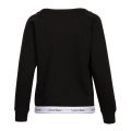 Womens Black Logo Trim Sweat Top 90801 by Calvin Klein from Hurleys