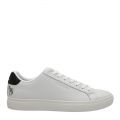 Mens White Rex Zebra Trainers 92700 by PS Paul Smith from Hurleys