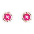Womens Rose Gold/Fuchsia Eisley Mini Button Studs 54451 by Ted Baker from Hurleys