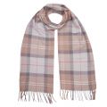 Womens Taupe/Pink Tartan Scarf & Glove Set 51302 by Barbour from Hurleys