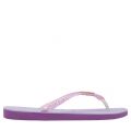 Womens Purple Slim Glitter Flourish Flip Flops 109669 by Havaianas from Hurleys