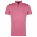 Casual Mens Dusky Pink Passenger Slim Fit S/s Polo Shirt 34455 by BOSS from Hurleys