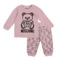 Baby Sugar Rose Toy L/s T Shirt & Bottoms Set 47289 by Moschino from Hurleys
