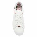 Womens White Lialy Print Trainers 41055 by Ted Baker from Hurleys