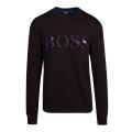 Casual Mens Black Wedown Sweat Top 81034 by BOSS from Hurleys
