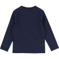 Boys Navy Branded Logo L/s T Shirt 28536 by Marc Jacobs from Hurleys