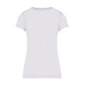 Womens Optical White Jewel Heart Slim Fit S/s T Shirt 43080 by Love Moschino from Hurleys
