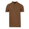 Casual Mens Beige Passenger Slim Fit S/s Polo Shirt 73660 by BOSS from Hurleys