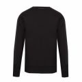Mens Black Mix Media Logo Crew Sweat Top 52188 by Calvin Klein from Hurleys