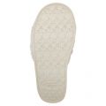 Womens Cream Vanessa Borg Fleece Slippers 95744 by Bedroom Athletics from Hurleys