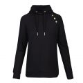 Womens Black Clypse Overlayer Sweat Top 97309 by Barbour International from Hurleys
