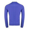 Mens Blue Embossed Logo Crew Sweat Top 29170 by Emporio Armani from Hurleys