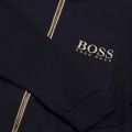 Athleisure Mens Black Skaz Funnel Neck Zip Through Sweat Jacket 28137 by BOSS from Hurleys