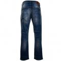 Mens Medium Aged Wash 3301 Loose Fit Jeans