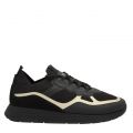 Mens Black/Gold Titanium_Runn Trainers 84867 by BOSS from Hurleys
