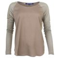 Womens Dark Olive Night Polly Plains L/s Raglan Top 60341 by French Connection from Hurleys
