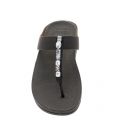 Womens Black Fino Bejewelled Toe Post Sandals 32718 by FitFlop from Hurleys