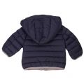 Baby Navy Puffer Jacket 11569 by Armani Junior from Hurleys
