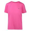 Mens Bright Pink Classic Pima S/s T Shirt 107650 by Lacoste from Hurleys