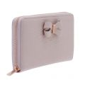 Womens Light Pink Lizzi Bow Detail Zip Around Purse 23167 by Ted Baker from Hurleys
