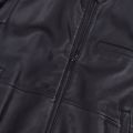 Mens Black Lutwin Leather Jacket 51668 by HUGO from Hurleys