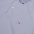 Mens Chambray Blue Under Collar Print Regular Fit S/s Polo Shirt 44152 by Tommy Hilfiger from Hurleys