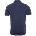 Mens Midnight Blue Classic Marl Regular Fit S/s Polo Shirt
