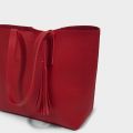 Womens Red Tavi Tassel Tote Bag 95064 by Katie Loxton from Hurleys