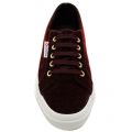 Womens Dark Bordeaux 2750 Curveflannel Trainers 66224 by Superga from Hurleys