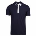 Athleisure Mens Navy Paule 2 Slim Fit S/s Polo Shirt 42512 by BOSS from Hurleys