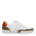 Mens White Acer Retro Trainers 88571 by Ted Baker from Hurleys