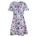 Womens Light Dream Blue Armoise Crepe Flippy Dress 42334 by French Connection from Hurleys