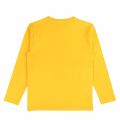 Boys Yellow Layered Logo L/s T Shirt 45610 by BOSS from Hurleys