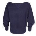 Womens Black Iris Bat Wing Knitted Top 34701 by Tommy Jeans from Hurleys