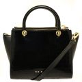 Womens Black Cassie Exotic Zip Detail Tote Bag 27160 by Ted Baker from Hurleys