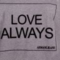 Womens Grey Love Always S/s T Shirt