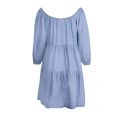 Womens Light Blue Vicaley Smock Denim Dress 84046 by Vila from Hurleys