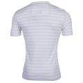 Mens Milk & Grey Stripe Kantano Slim S/s Tee Shirt 10535 by G Star from Hurleys