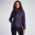 Womens Tempest Purple Dual Quilted Jacket 46612 by Barbour International from Hurleys